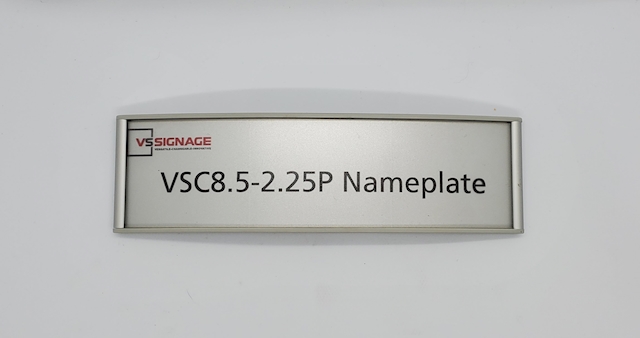 Brass name plate, desk nameplate, Executive Desk Accesory